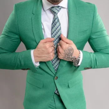 TERNO SLIM FIT PREMIUM Verde Esmeralda