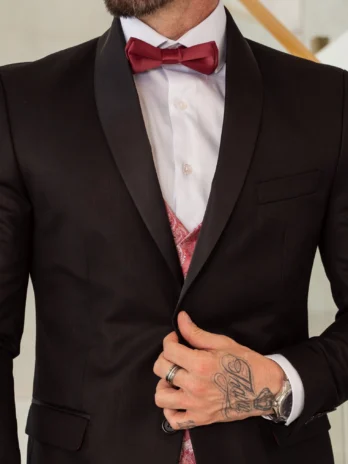 TERNO GOLA SHAWL Preto