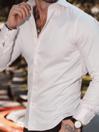 CAMISA ALGODÃO ACETINADA COM ELAS Rosa