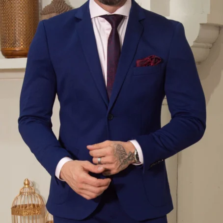 BLAZER MOLETOM BOLSO CHAPA Azul