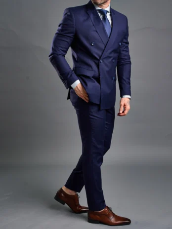 COSTUME TROPICAL C_ ELASTANO TRANSPASSADO Azul Marinho