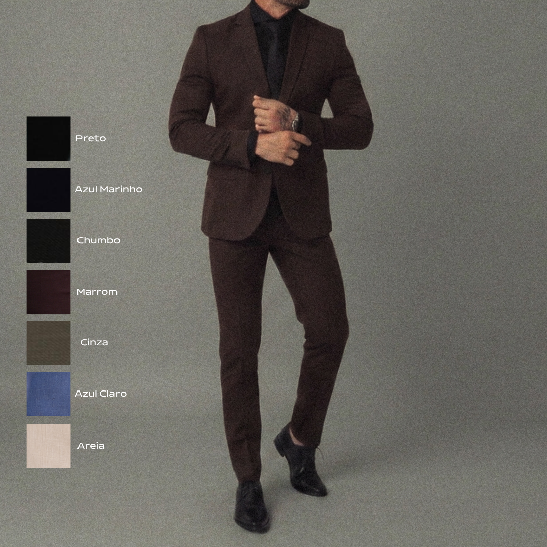 PRÉ VENDA COSTUME MF GOLA NOTCH 22017330 MARROM