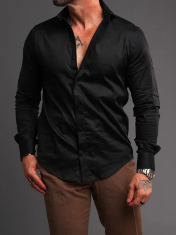 CAMISA VISTA ALFAIATE COR PRETA Ref 05309010