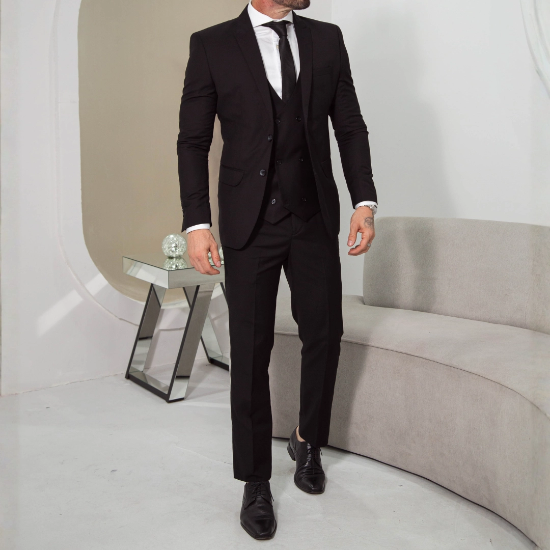 TERNO TROPICAL PEAK LAPEL PRETO REF 19380010 REF COR 010
