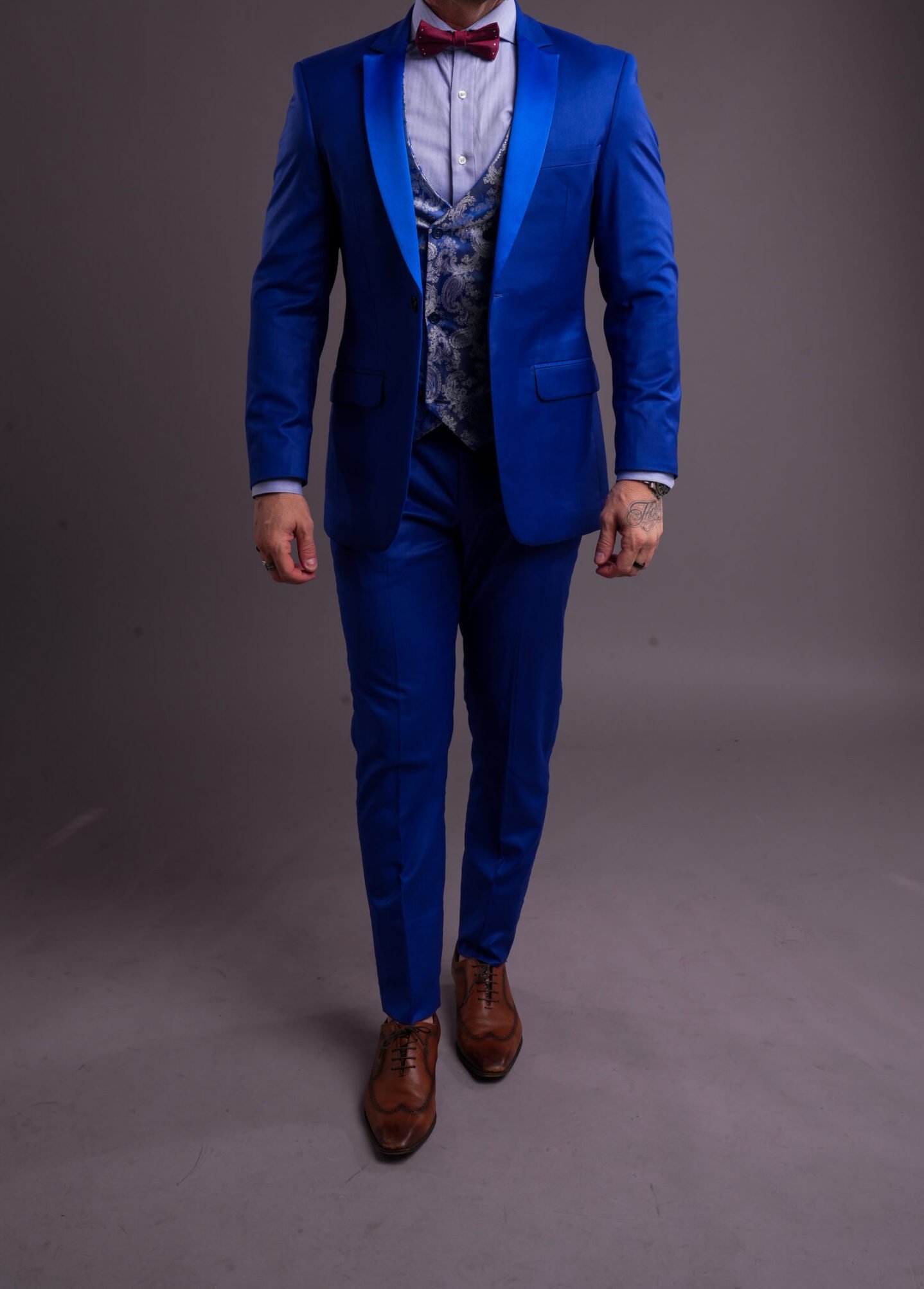 COSTUME SMOKING FIRENZE AZUL ROYAL