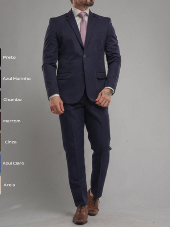 PRÉ VENDA COSTUME MF GOLA NOTCH 22017020 AZUL MARINHO