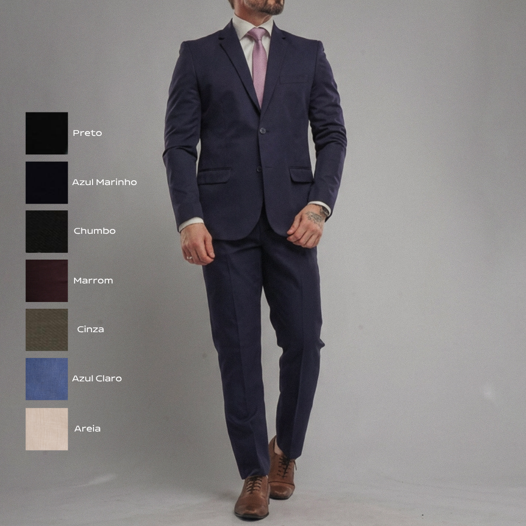 PRÉ VENDA COSTUME MF GOLA NOTCH 22017020 AZUL MARINHO