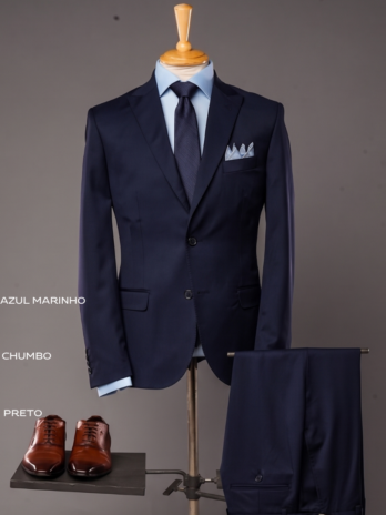 PRÉ VENDA costume TROPICAL GOLA NOTCH 22335020 AZUL MARINHO